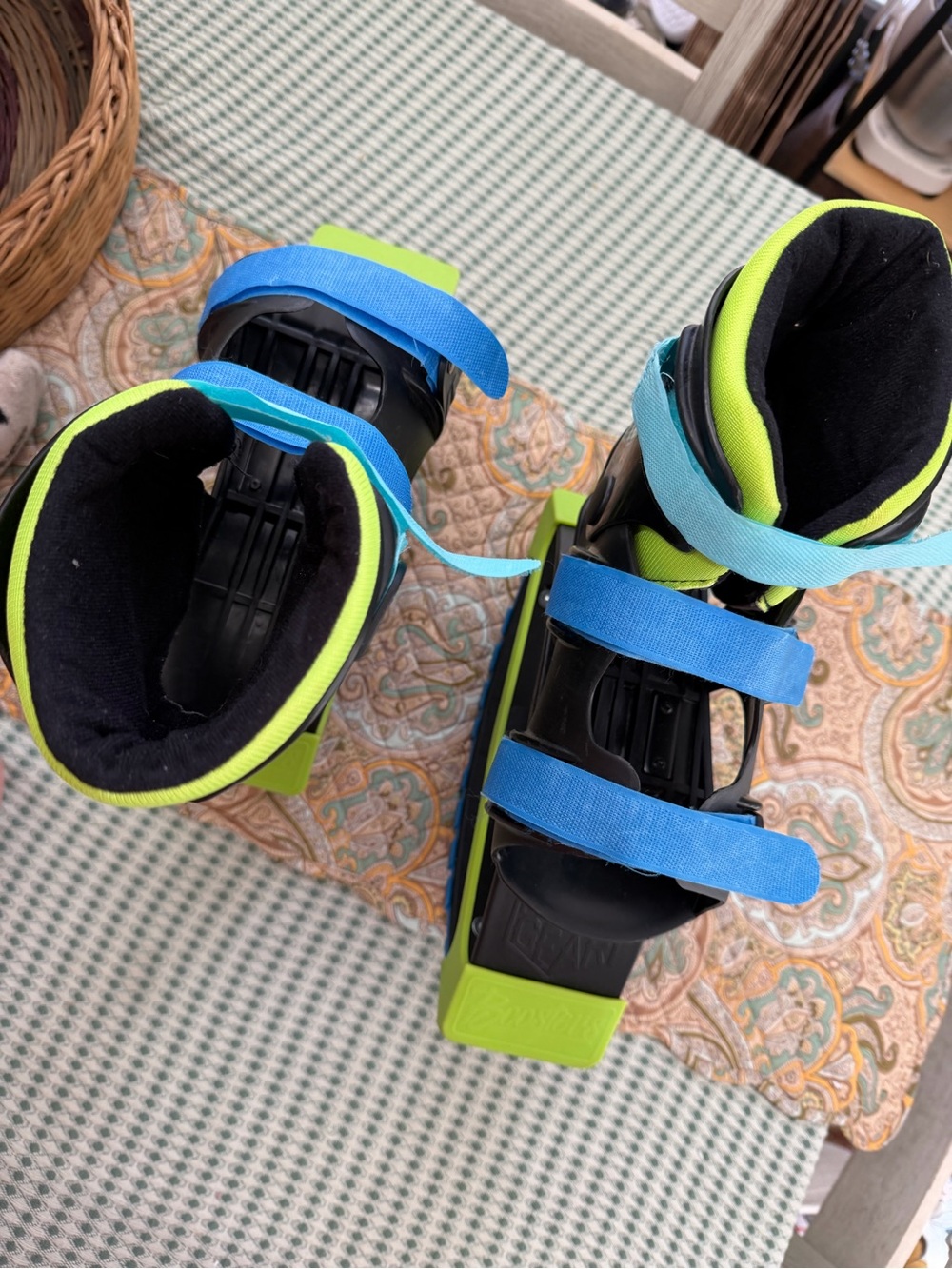 Madd Gear Boosters Bouncing Boots, Blue Rubber Soles Size 3-6 Youth - Picture 14 of 16